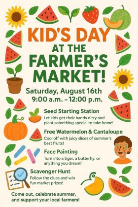 Childress Farmers Market to host Kid’s Day