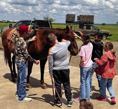 Fifth grade Sparklers visit historic Mill Iron Ranch
