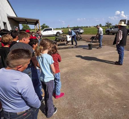Fifth grade Sparklers visit historic Mill Iron Ranch