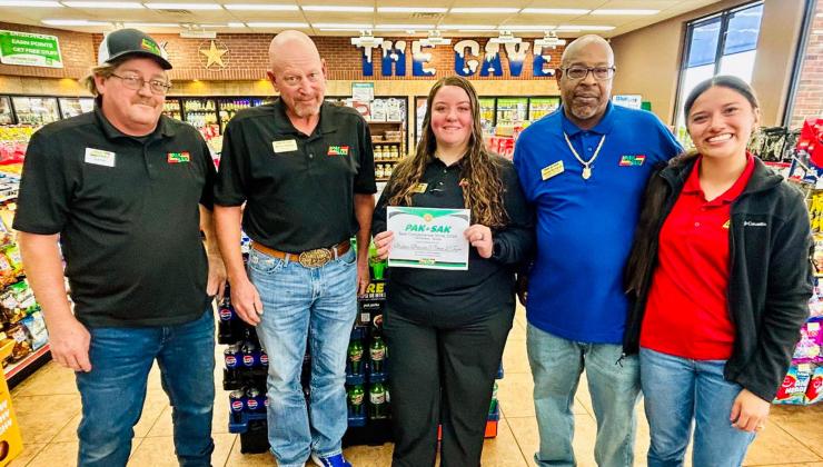Childress Pak-A-Sak recognized as highest-ranked convenience store