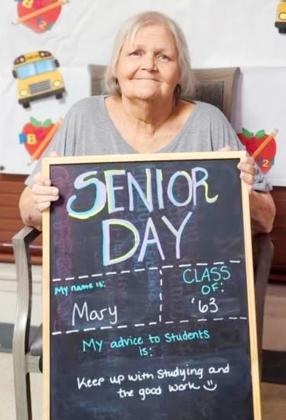 With the beginning of the 2025-2026 school year, Wellington Care Center honored its residents with Senior Day, giving them the opportunity to offer advice to students at all three Wellington campuses. Mary Brown, a member of the Wellington High School Class of 1963, encourages students to keep up with studying and the good work. Wellington Care Center