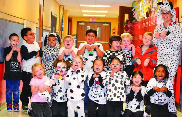 Kacy Cabbell’s kindergarten students.