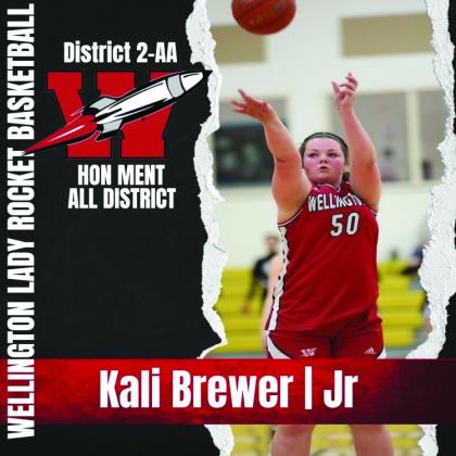 Kali Brewer, Junior, Honorable Mention