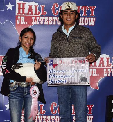 Narobi Espinoza, Reserve Grand Champion Rabbit