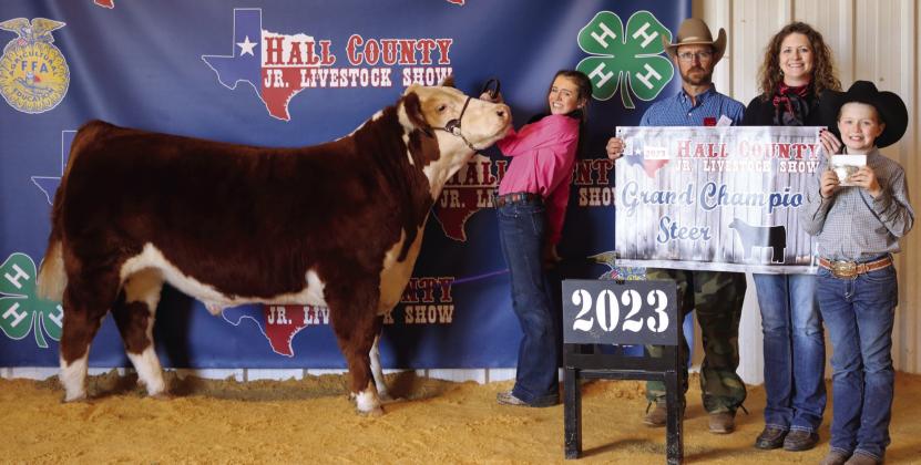 Braylee Brooks, Grand Champion Steer