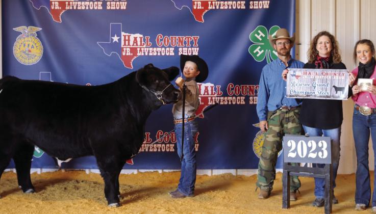 Tucker Brooks, Reserve Grand Champion Steer