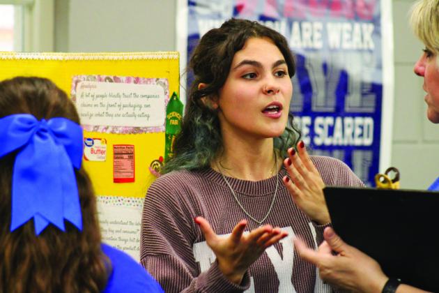 Childress High School’s Family and Consumer Science (FCS) classes held a Life Nutrition Science Fair Thursday, Nov. 6 in the Childress High School Media Center. Students competed in over six categories with over 20 projects entered, according to Childress High School FCS Educator Amy Detwiler.