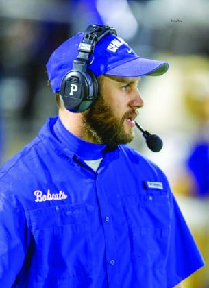 Former Bobcat defensive coordinator Bo Helm is named athletic director and head football coach Monday, May 9, following Jason Sim’s reassignment. The Red River Sun/Nicole Dill