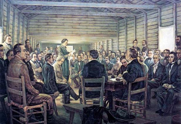 George Campbell Childress addresses the Convention of 1836.