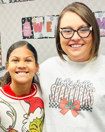 Wellington Elementary Sparklers sport ugly Christmas sweaters