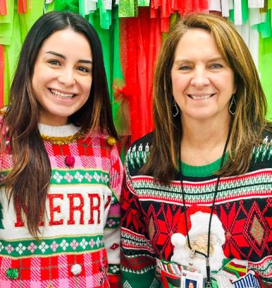 Wellington Elementary Sparklers sport ugly Christmas sweaters