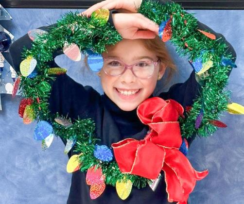Wellington Elementary Sparklers sport ugly Christmas sweaters
