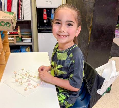 Kindergarten explores shapes