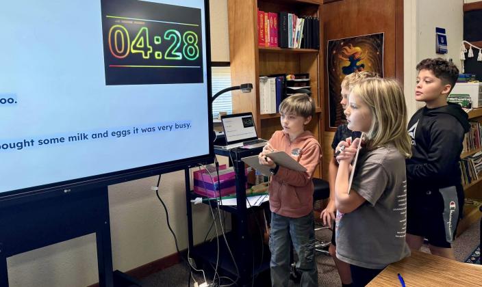 Fourth grade tackles grammar investigation
