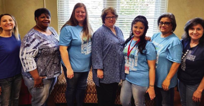 #tribeclive supporters wear blue
