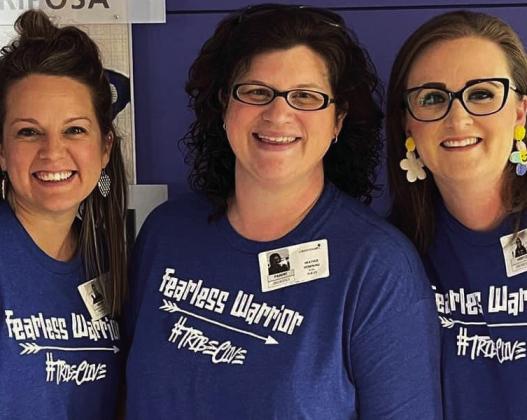#tribeclive supporters wear blue