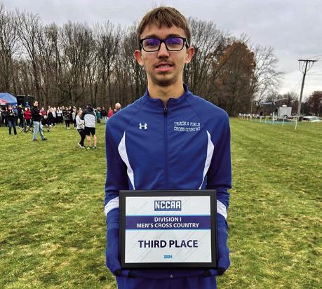 Wayland Baptist University’s Ryder Robison, a Memphis High School Class of 2024 graduate, competes at the 2024 National Christian College Athletic Association (NCCAA) Division I Cross Country National Championships Friday, Nov. 15 in Warsaw, Ind. Competing with his third-place team, Robison finished 30th as an individual, clocking a time of 27:22.70. Courtesy Photos