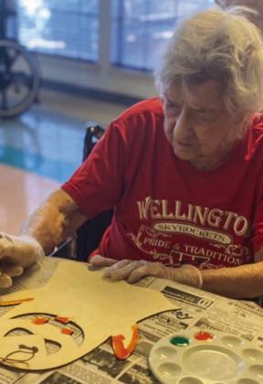 Wellington Care Center creates fall fun