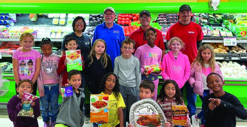 Austin Elementary School third-grade students take a fieldtrip to Thriftway, where they studied mixtures, including how easily mixtures, such as salads and mixed nuts, can be separated back into singular, individual items. Photos Courtesy of Memphis ISD