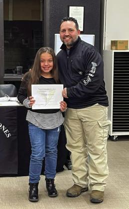 Aaliyah Chacon, fourth grade
