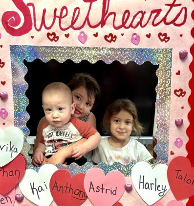 Kindergarten ‘Sweethearts’ show off their smiles