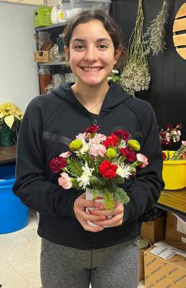 Floral design students complete holiday projects