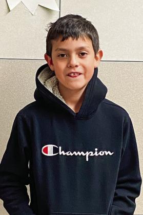 Cayden Munoz is the son of Mark and Shelly Munoz.