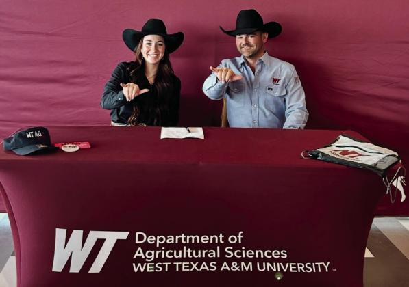 Tori Huddleston signs to WestTexas A&amp;M RodeoTeam