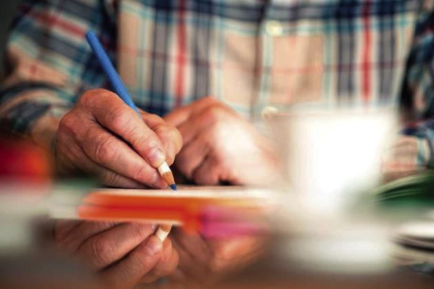 Coloring offers many health benefits for adults, including the promotion of mindfulness and stress relief. Courtesy Photo