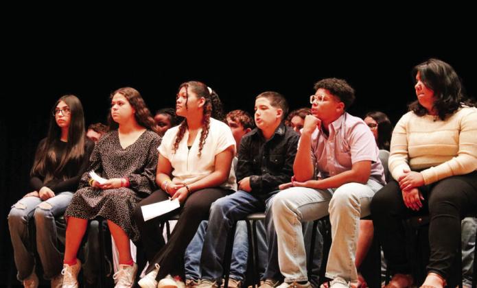 Middle school students inducted into M5
