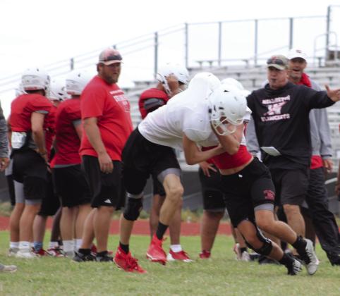 Wellington seniors, teammates put on pads for Rocket Pride
