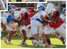 Bobcats,Skyrockets go head-to-head in first scrimmage of the season