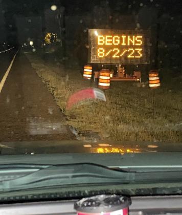 Collingsworth widening, overlay project underway on FM 338
