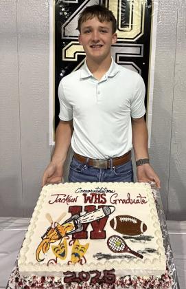 Dodson Church of the Nazarene congratulates its graduate, Wellington High School senior Jackson Jones, with a special cake and celebration on Sunday, May 4. Courtesy Photos