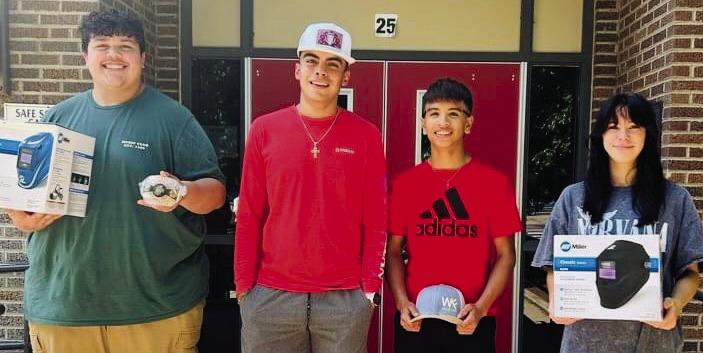 Wellington students earning welding certifications