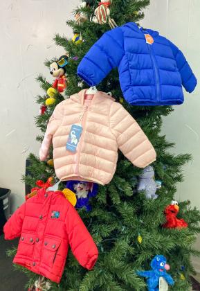Thanks to a successful Winter Coat Drive, which collected coats, caps, gloves and scarves, Childress County Christmas Sharing gifted 105 coats, including 87 children’s coats and 18 adult coats. Childress County Christmas Sharing