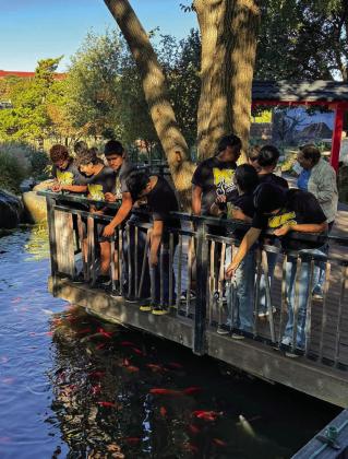 M5 Honor Society visits The Amarillo Botanical Gardens