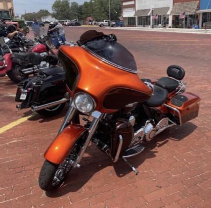 Jacob Ballinger, of Wellington, wins the Harley Division of the Wild &amp;amp; Free on 83 Motorcycle Show Saturday, Aug. 5 on the Collingsworth County Courthouse Square. Courtesy Photos