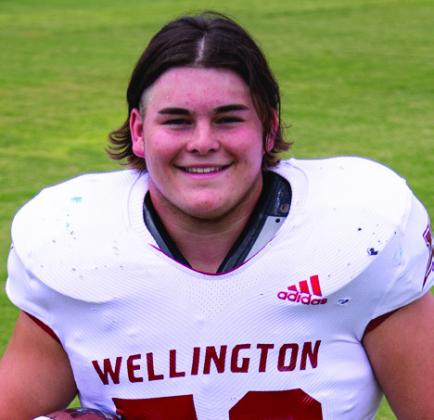 Blake Strickland, senior, center, first team.