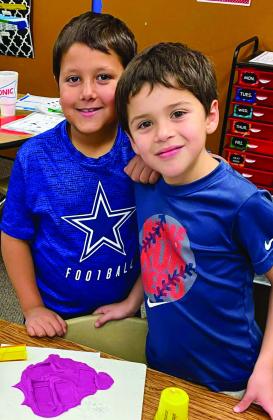 Childress students explore 2D, 3D shapes