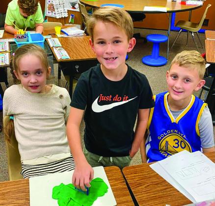 Childress students explore 2D, 3D shapes