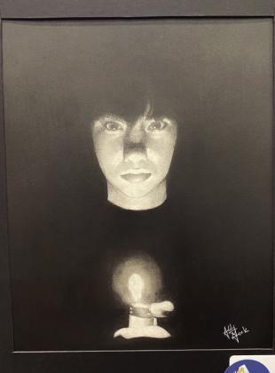 “Light in the Darkness,” by Addy Mock, is a judge’s favorite, receiving an excellent rating.