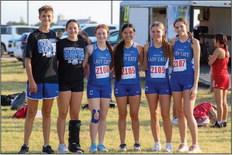 The Childress High School cross country team, including Austin Bradley, Bethani Spencer, Brooke Pierce, Clarissa Gamboa, Sophie Stephens and Natalie Pierce, compete at the 2023 Burkburnett Cross Country Jamboree Thursday, Aug. 31. Through the Lens of Liz/Elizabeth Oronia