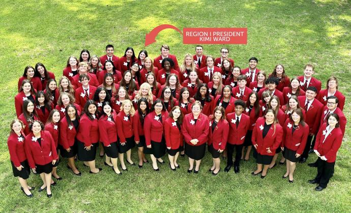 Ward attends FCCLA Officer Leadership Training