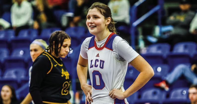 Lubbock Christian University Lady Chaparral Grace Foster is selected to the 2022-2023 Non-D1 All-Texas Women’s Basketball Team. Photo Courtesy of Lubbock Christian University