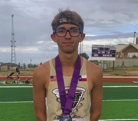 Memphis’ Ryder Robison caps a second-place finish with a time of 16:59.54 at the Canyon Invitational Saturday, Sept. 30.