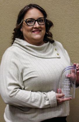 Kacy Crouch is the Childress Chamber of Commerce’s 2024 Woman of the Year.