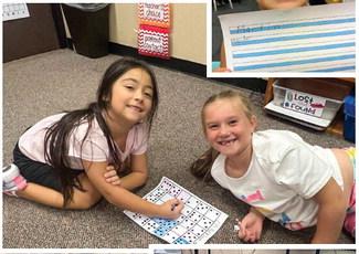 Childress Elementary School students staying busy