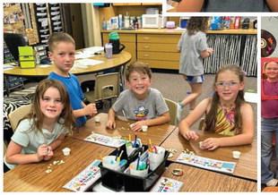 Childress Elementary School students staying busy