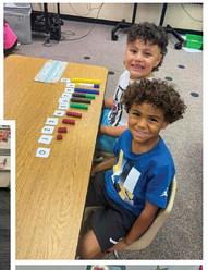 Childress Elementary School students staying busy